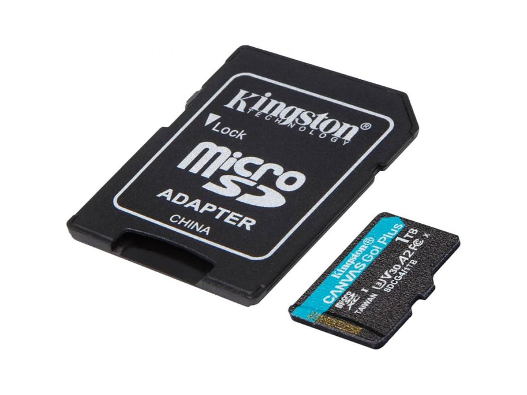 MicroSD kartica KINGSTON Canvas Go Plus +ADP 1TB (Brzina čitanja 200 Mb/s, Brzina pisanja 160 Mb/s, Klasa 10, U3, V30, A2)-2